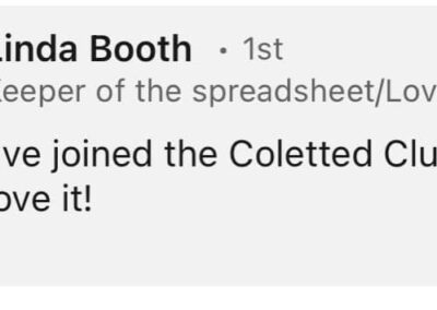 I've joined the Coletted Club, and love it.